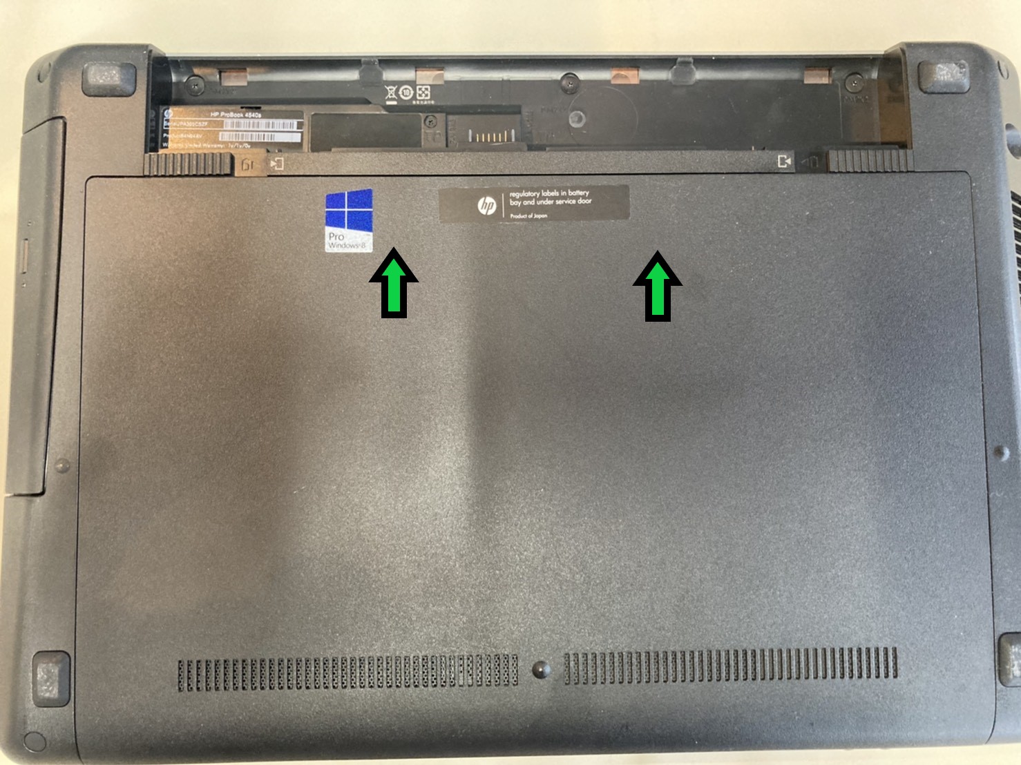 HP ProBook 4540sをメモリ増設、SSD換装する手順を徹底解説【分解方法】