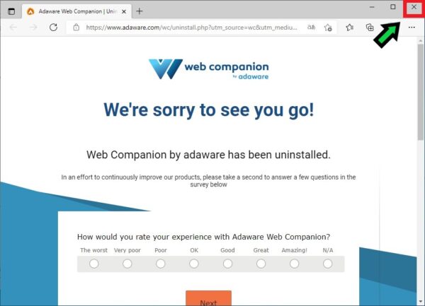 【不要ソフト】Adware Web Companionを削除する方法を解説